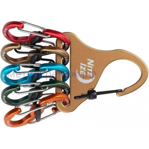 Набор карабинов с блокировкой Nite Ize KeyRack Locker KLKA-29BG-R6, 5 шт