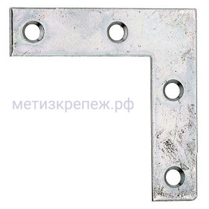 Уголок крепежный мебельный 40х40х10 мм Gah Alberts 336851, оцинкованная сталь