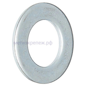 Шайба плоская М4 DIN 125, оцинкованная сталь