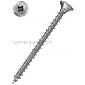 Саморез полупотай 3,5х30 мм Fischer FPF-LZ A2F 657335, нержавеющая сталь А2 (200 шт)