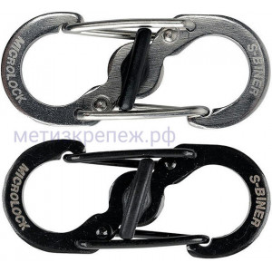 Карабин нержавеющий с блокировкой Nite Ize S-Biner MicroLock, 2 шт