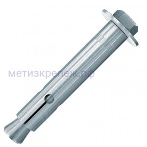 Анкер с подрезкой для сквозного монтажа 12/60 М8 D10 Fischer FZA-D 60653, оцинкованная сталь