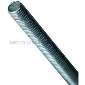 Шпилька дюймовая #2-56 х 3ft (910 мм) DIN 975 UNC, класс прочности 5.8, оцинкованная сталь