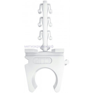 Клипса с дюбелем для труб Fischer SF plus RC IEC 40 048190, нейлон