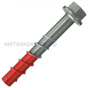 Саморез по бетону 10х60 5/-/- Fischer FBS II US c шестигранной головкой 543569, нержавеющая сталь А4