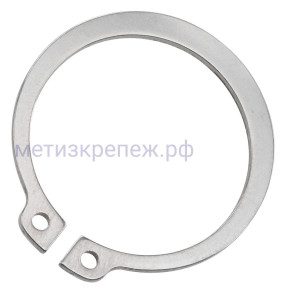 Кольцо стопорное наружное 17х1 DIN 471, нержавеющая сталь 1.4122 (А2)