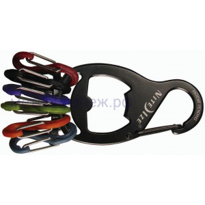 Брелок для ключей с открывашкой Nite Ize KeyRack Bottle Opener KRB-03-01, 6 шт