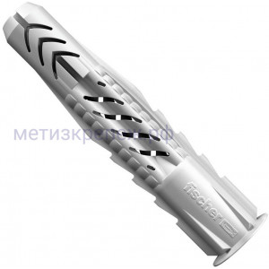 Универсальный дюбель UХR 6х50 с кромкой Fischer 090869, нейлон, 20 шт в блистере