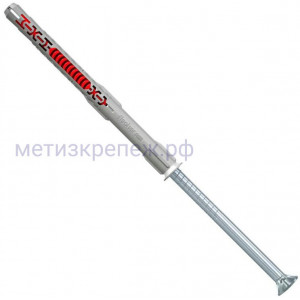 Дюбель фасадный DuoXpand 10x140 T Fischer 562158, с потайным шурупом, оцинкованная сталь