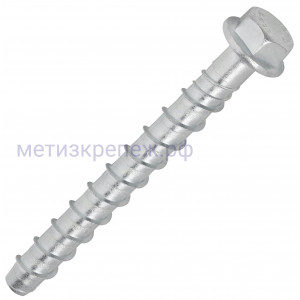 Шуруп по бетону S-CSA HEX 10х120/35/50 Sormat 9640071367, оцинкованная сталь