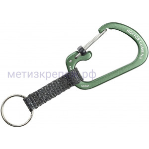 Карабин-брелок Nite Ize SlideLock KeyRing CSLAW3-08-R6, размер 3, оливковый