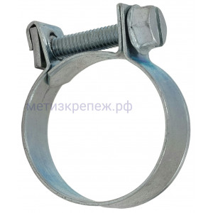 Хомут МИНИ 7-9, оцинкованная сталь W1