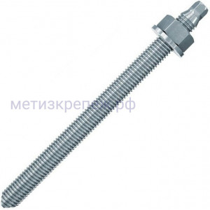 Шпилька резьбовая анкерная Fischer RG M, класс прочности 8.8, оцинкованная сталь