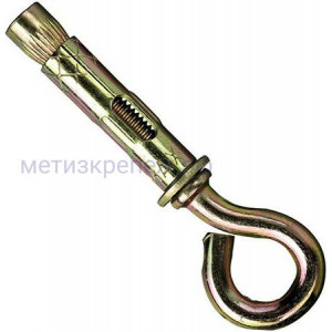 Анкер кольцо 16х100, желтый цинк