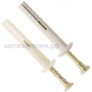 Дюбель-гвоздь 10х160 с потайной головкой TECH-KREP SM-L, оцинкованная сталь