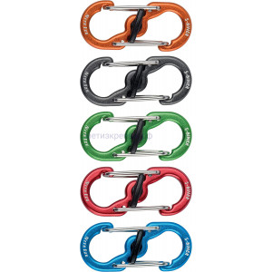 Карабин алюминиевый с блокировкой Nite Ize S-Biner MicroLock LSBMA-A1-5R7, 5 шт, цветной