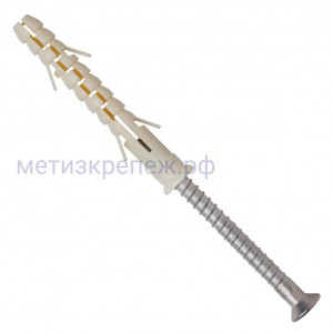 Дюбель фасадный Sormat S-UP 10х100 с шурупом S-FP MG