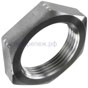 Гайка трубная G1 1/4" под ключ SW=55 DIN 431, нержавеющая сталь А4