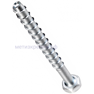 Шуруп по бетону MMS-S 16х10х80 Sormat 9650071033, оцинкованная сталь