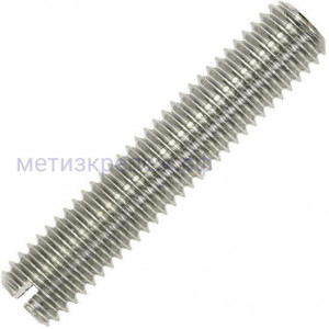 Винт установочный DIN 551 М6х8, нержавеющая сталь А4