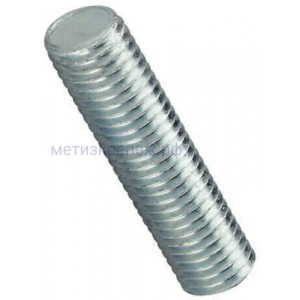 Шпилька резьбовая (штанга) GS 12/40 Fischer 091442 DIN 976, класс прочности 4.6, оцинкованная сталь