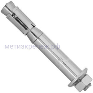 Анкер с гайкой для высоких нагрузок М16-25/100/65 Sormat B 9655100065, оцинкованная сталь