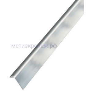 Угловой профиль самоклеящийся 15х10х1х2000 мм Gah Alberts 488598, алюминий хром
