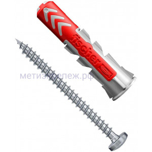 Дюбель 6х30 с шурупом S PH Fischer DUOPOWER K NV 535479, нейлон, 12 шт в блистере