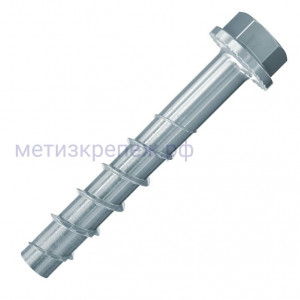 Шуруп по бетону 8х70 20/5 Fischer FBS II US TX c шестигранной головкой 536852, оцинкованная сталь