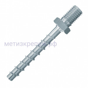 Шуруп по бетону 6x35 M10/M21 с внешней резьбой Fischer FBS II I 546398, оцинкованная сталь