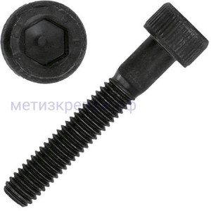 Винт (болт) 7/16"-14 х 3 1/4 (82,5 мм) DIN 912 UNC, высокопрочная сталь 12.9