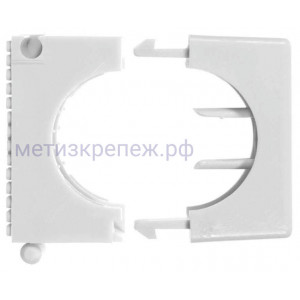 Зажим для труб и кабеля 16-19 мм Fischer SCH 068019, серый RAL 7035