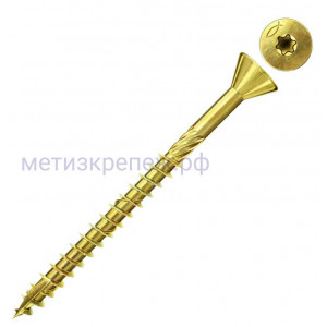 Саморез FDF-ST 4,5х50 YZP с потайной головкой Fischer 660209, оцинкованная сталь (200 шт)