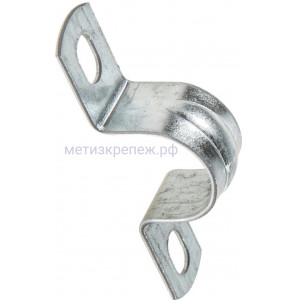 Скоба 14-15 мм Fortisflex СМД 49373, оцинкованная сталь