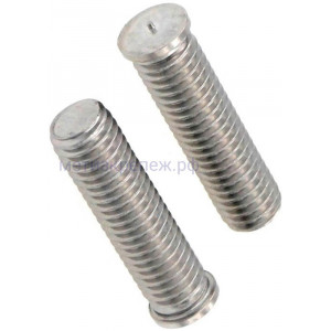 Шпилька резьбовая приварная M8х30 мм PT ISO 13918, нержавеющая сталь А2