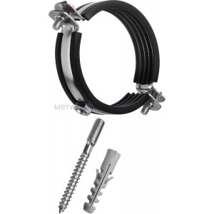 Хомут сантехнический с гайкой, шпилькой и дюбелем Bestfix 1 1/2" PCSET040