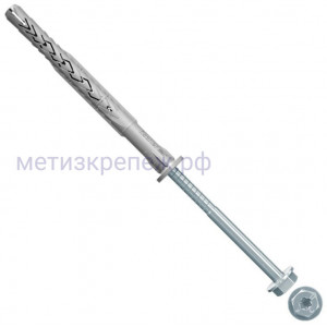 Дюбель фасадный 14х200 мм Fischer SXRL-FUS 530952, оцинкованная сталь
