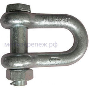Скоба такелажная прямая D-образная со шплинтом G2150