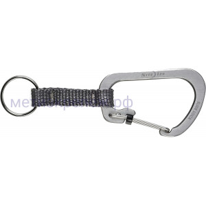 Карабин-брелок Nite Ize SlideLock KeyRing CSLW3-11-R6, размер 3, стальной