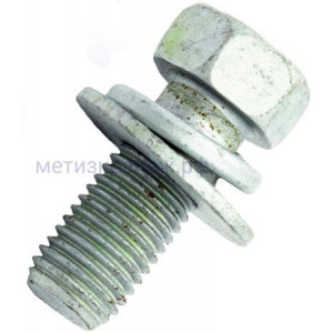 Болт шестигранный М10х1,25х25 мм с шайбами SN-10242