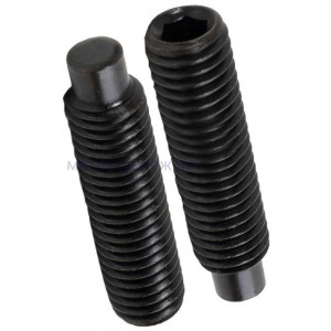 Винт установочный М10х12 DIN 915 (ISO 4028) с цапфой, сталь 45Н