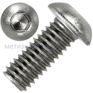 Винт с полукруглой головкой DIN 7380 12х35 мм, нержавеющая сталь А4