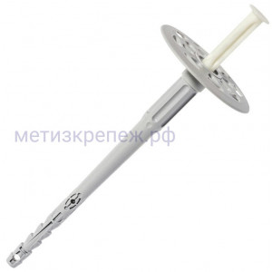 Дюбель TERMOZ PN 8/190 Fischer с пластиковым гвоздем 506329, полипропилен