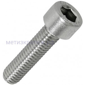Винт (болт) дюймовый 1/4"-20х1" DIN 912 UNC, нержавеющая сталь А2