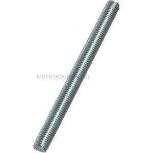 Шпилька резьбовая (штанга) дюймовая G 1/2"x2000 мм Fischer 064093, оцинкованная сталь