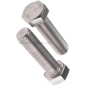 Болт дюймовый 3/8"-16х1" UNC DIN 933, нержавеющая сталь А2