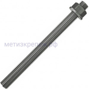 Шпилька резьбовая анкерная метровая G M10х1000 R Fischer 561538, нержавеющая сталь А4