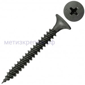 Саморез для ГКЛ 3,9х30 с мелкой резьбой Fischer FSN-TPD F 665011, фосфатированная сталь (1000 шт)