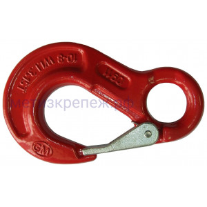 Крюк с проушиной и предохранителем Goralmet GM334-G8 D16 мм (141300)