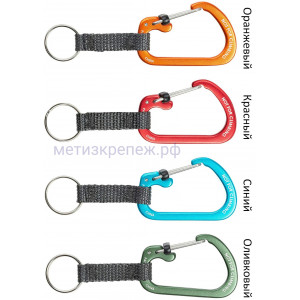 Карабин-брелок Nite Ize SlideLock KeyRing, размер 3, цветной